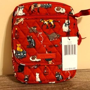 Vera Bradley Mini Hipster - Holiday Cats *NWT*